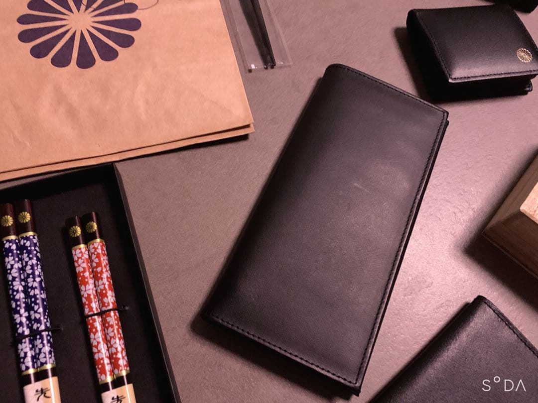 皇居開運長財布特革財布✨美品新品未使用品✨極上クラス品の金運ウォレットセット✨✨