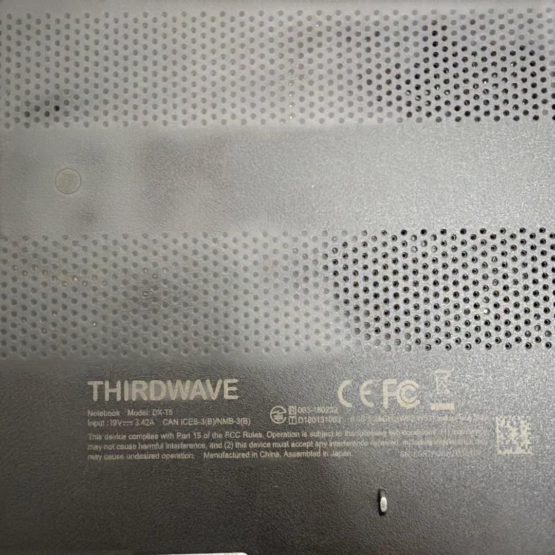 THIRDWAVE DX-T5 11世代Corei5 8GB 256GB