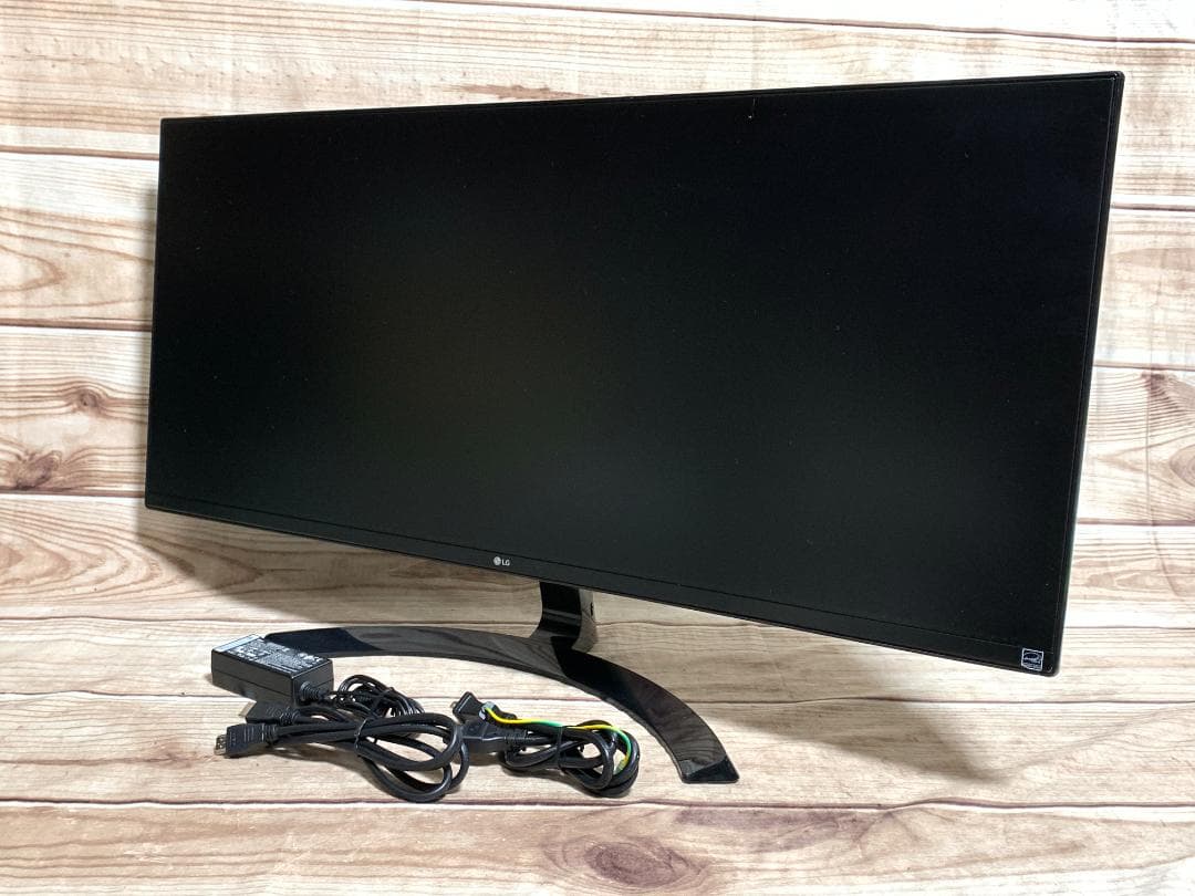 LG 34型ウルトラワイド IPS液晶 HDMI アーム対応 34UM59 良品