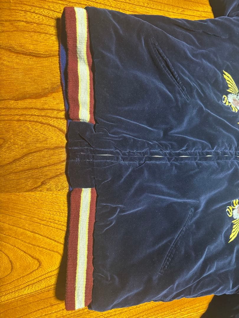 極美品 テーラー東洋 スカジャン 別珍 サテンキルト 特大 TT11846