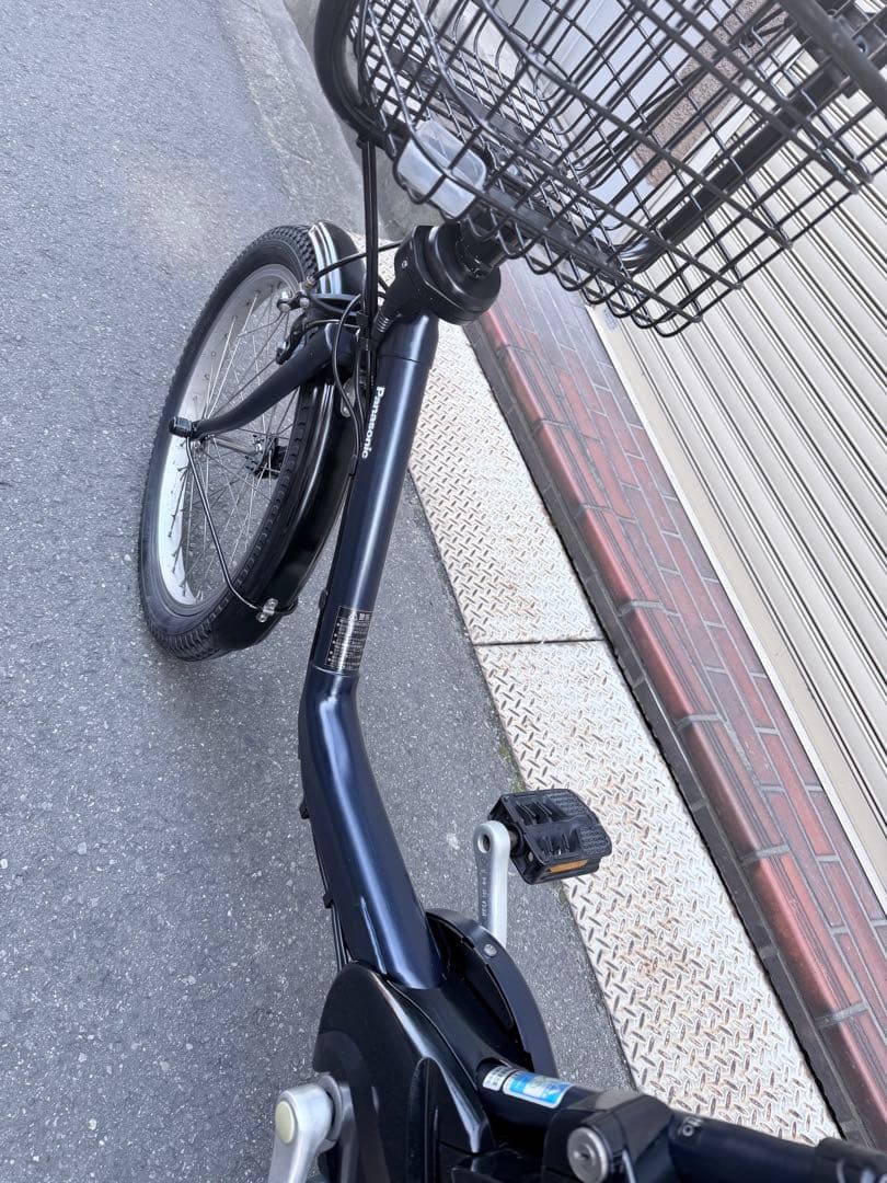 子供乗せ　パナソニック　電動アシスト自転車 チャイルドシート付き ブラック