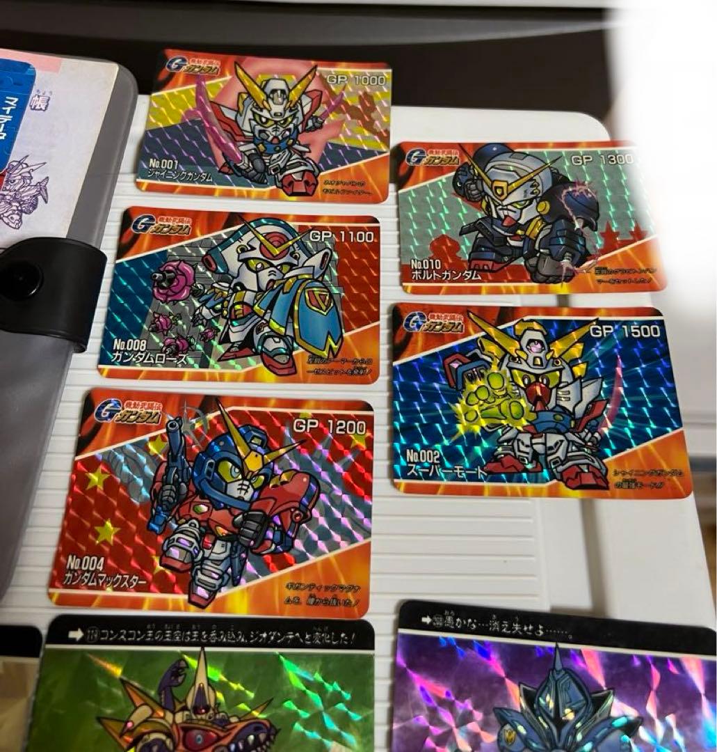 ガンダムカード（キラカード、ノーマルカード）記念カード、SDガンダムシステム電子