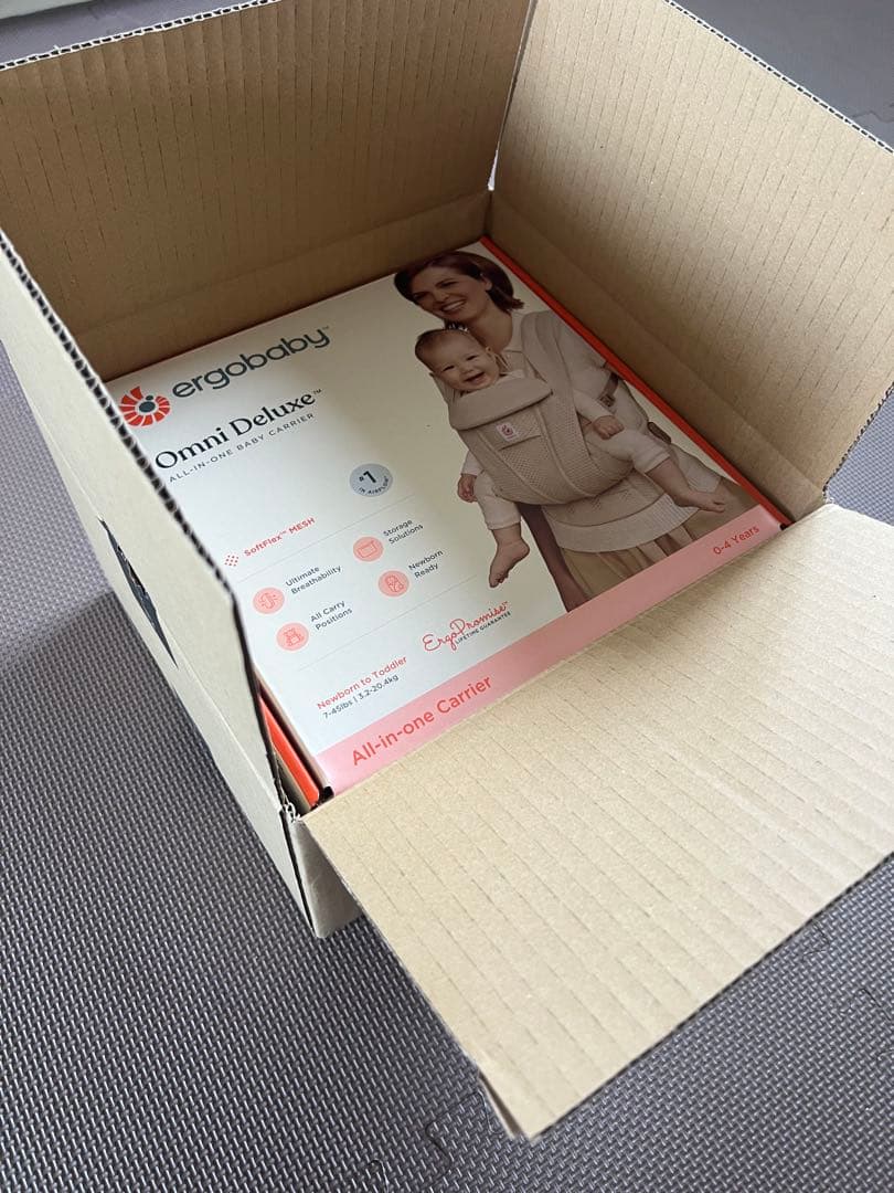 【新品未使用】エルゴ オムニデラックス ナチュラルベージュ