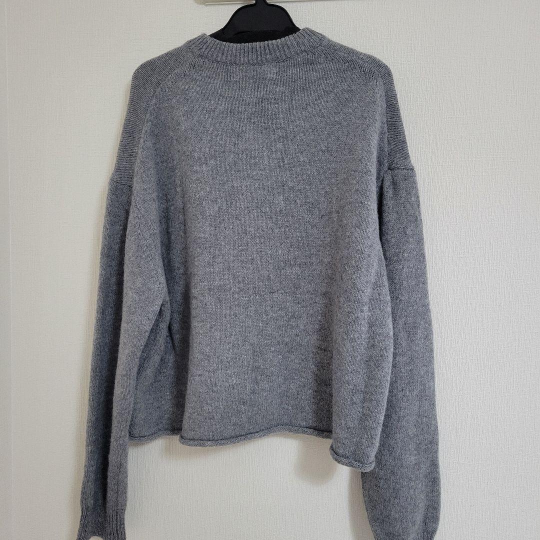 【美品】SLOBE IENA Bonjour paris ロゴニット グレー