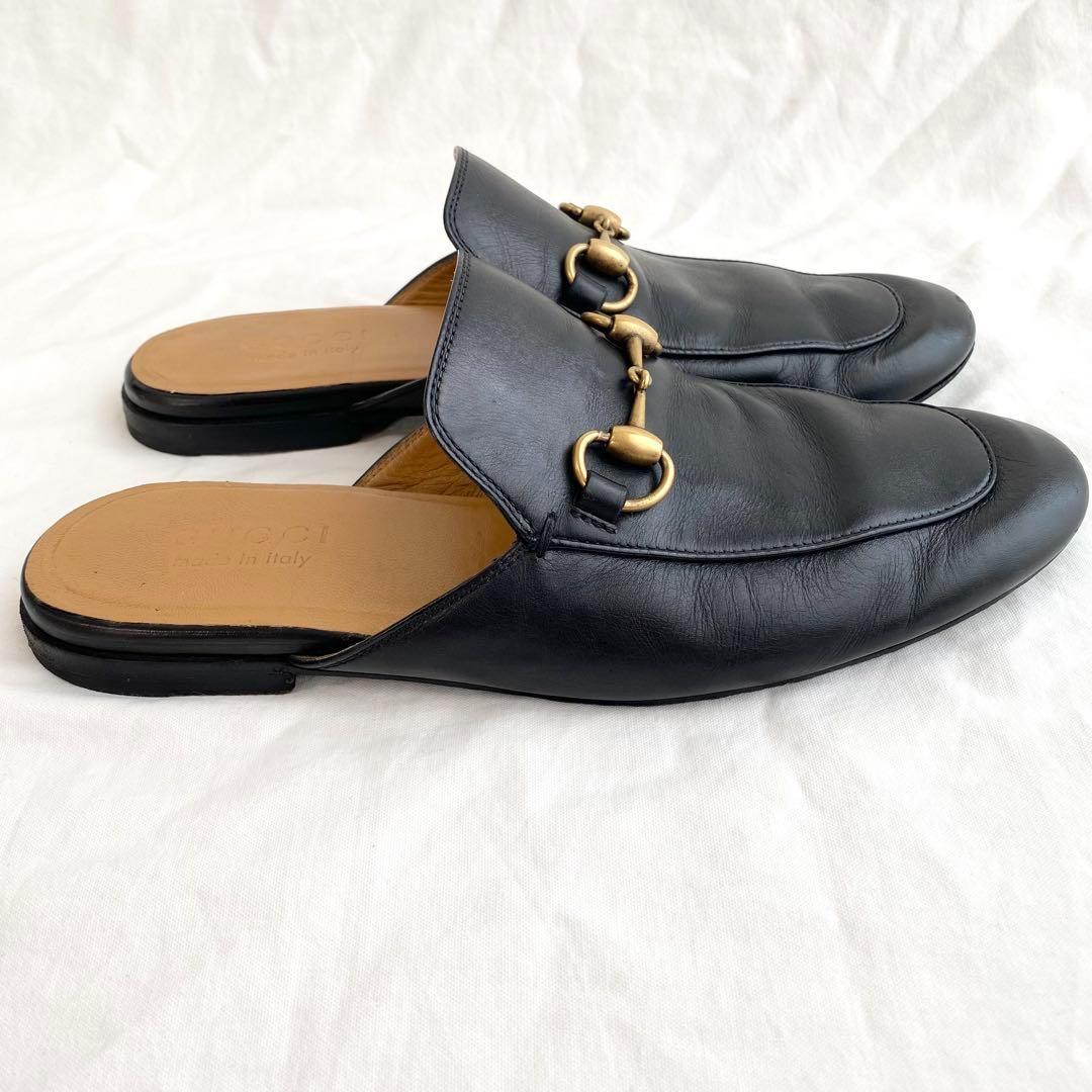 【美品】GUCCI グッチ プリンスタウン ホースビットローファー 25cm