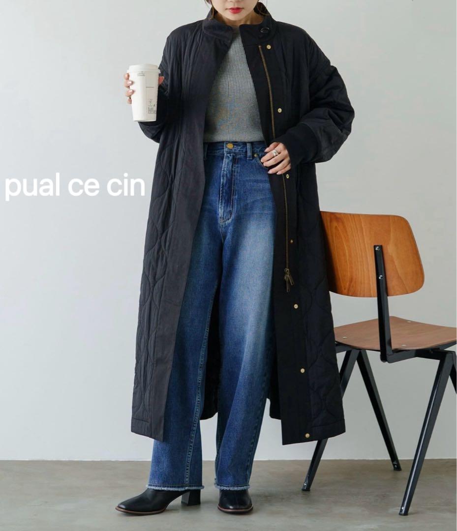 ＊ pual ce cin ＊ 異素材MIXモッズコート