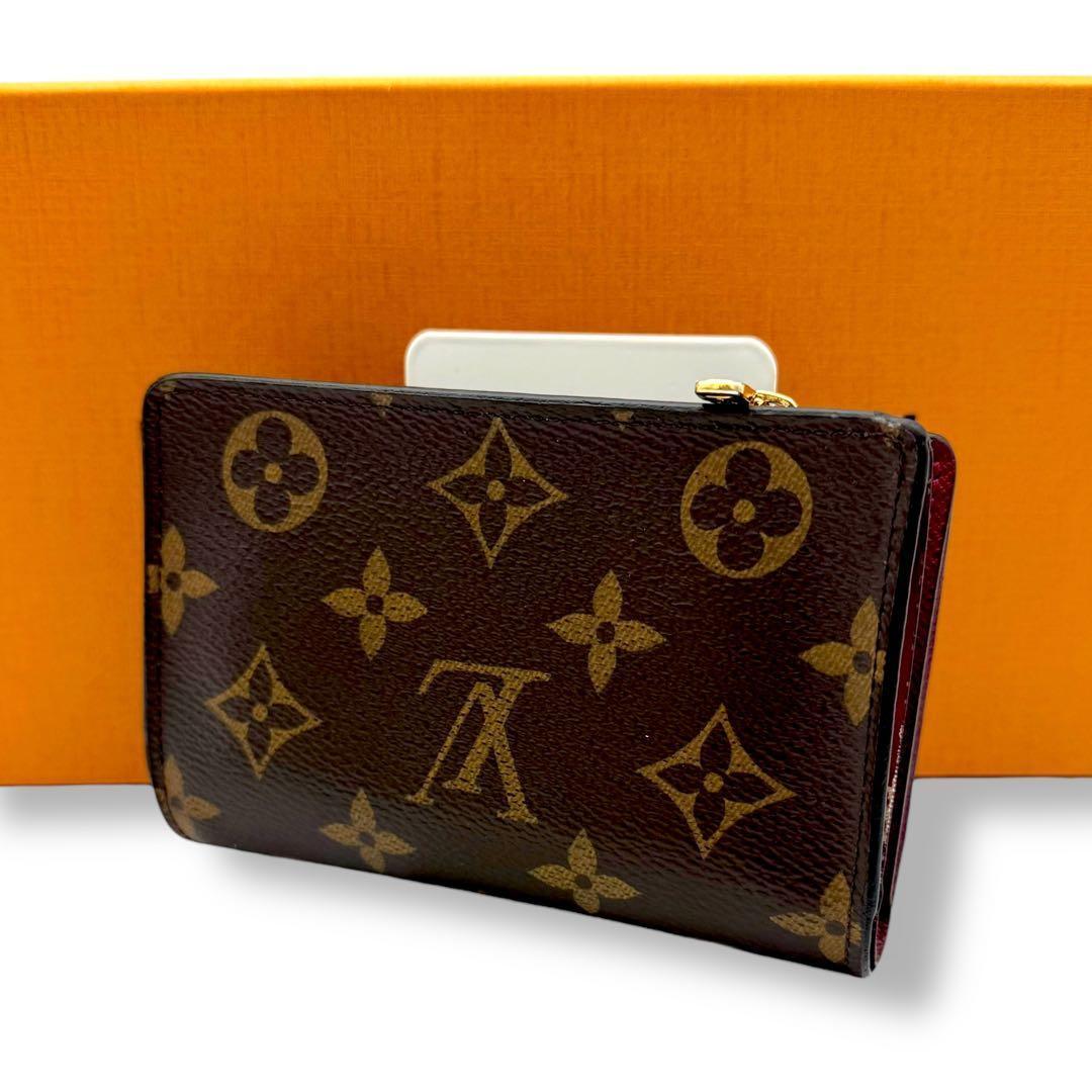 【美品】　ルイヴィトン 折り財布 ポルトフォイユ ジュリエット モノグラム