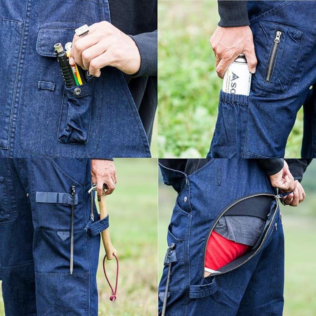 grn outdoor オーバーオール　HIASOBI BIG BEN サイズL