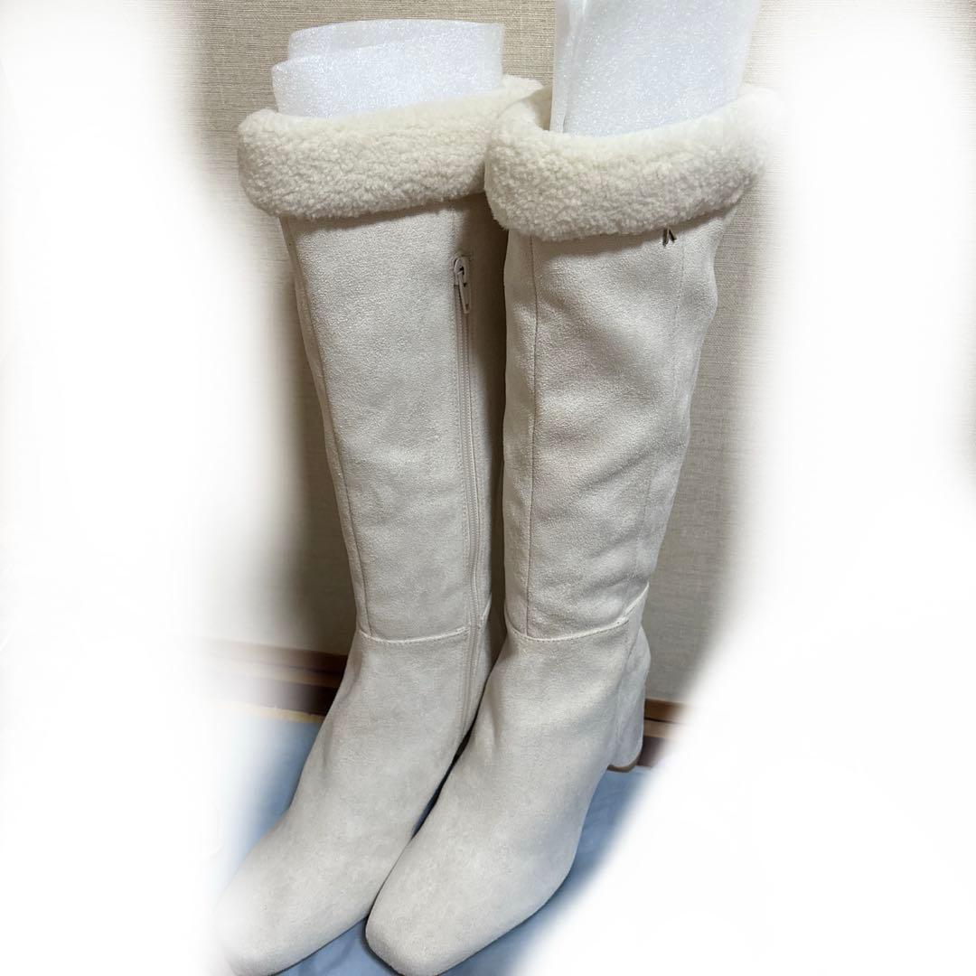 靴 andmary sophy boa boots