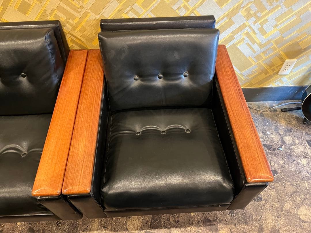 レトロ 一人掛け　ソファー　FUJI FURNITURE 1脚