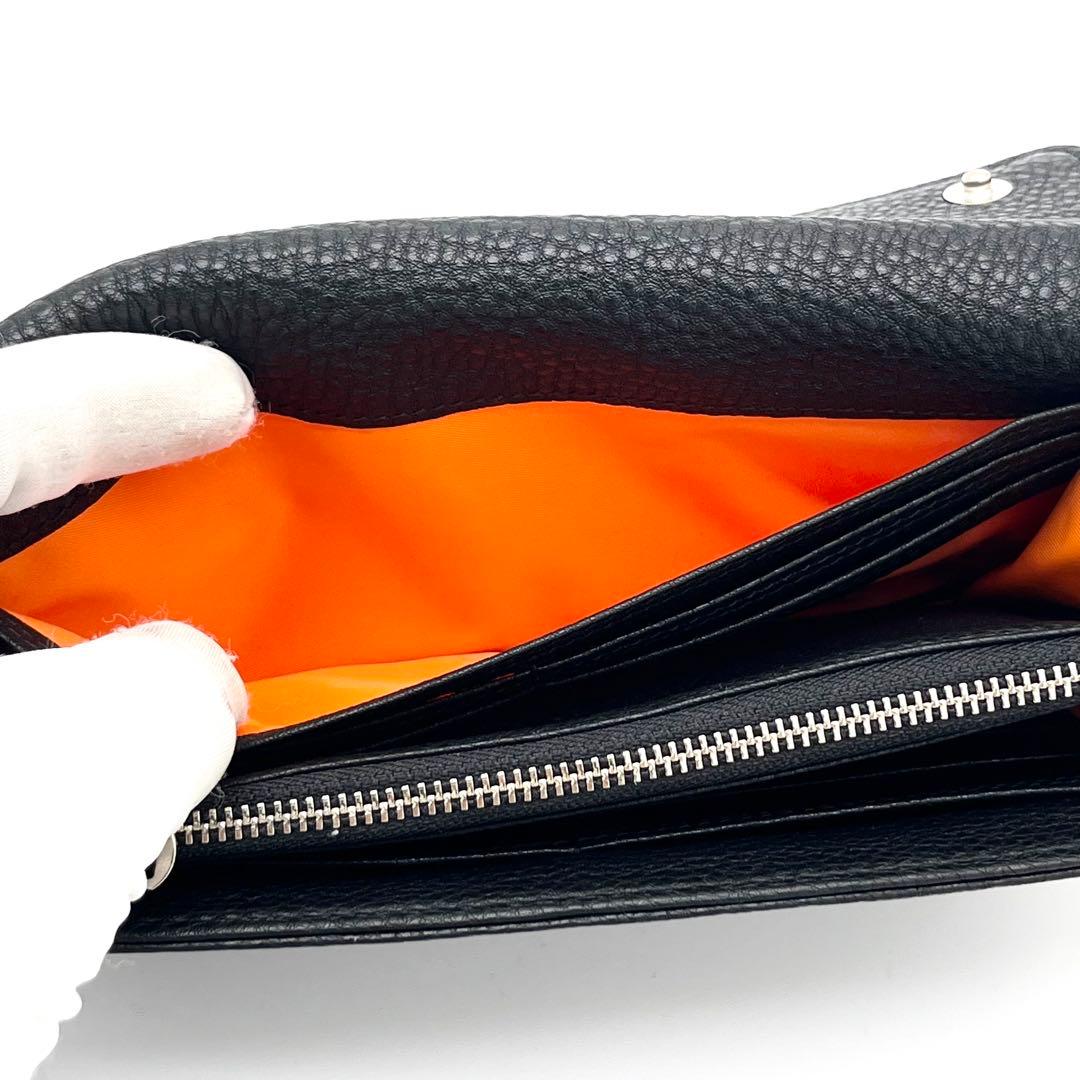 【新品未使用品】PORTER 長財布　CALM シュクリンクレザー　ブラック