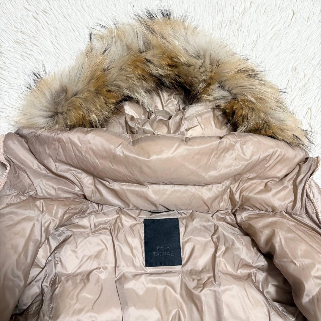 大きい✨22年モデル TATRAS SARMA ベージュ　ファー 3way L