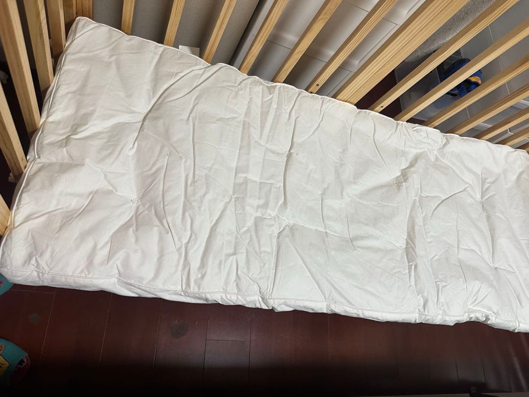 そいねーる3 木製ベビーベッド マットレス付き