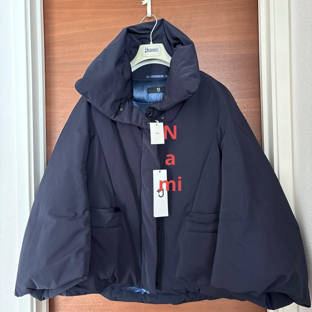 【新品UNIQLO＋J ハイブリッドダウンジャケットM/ネイビー　ジルサンダー