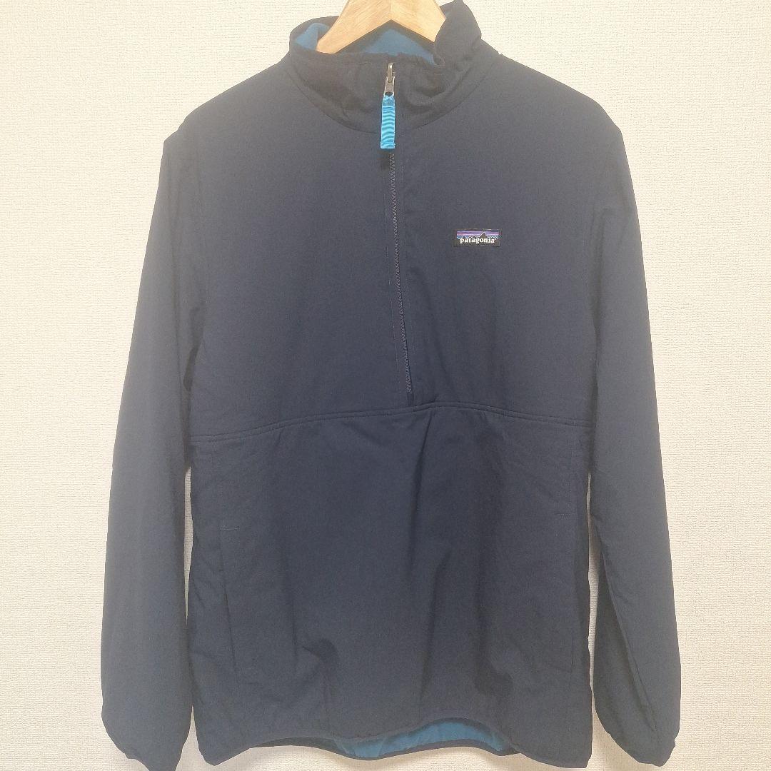 極美品Patagonia ネイビー ハーフジップ フリースジャケット　グリセード