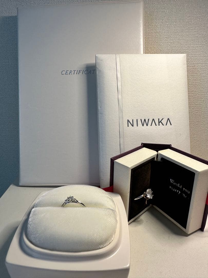 NIWAKA ダイヤモンドリング　白鈴