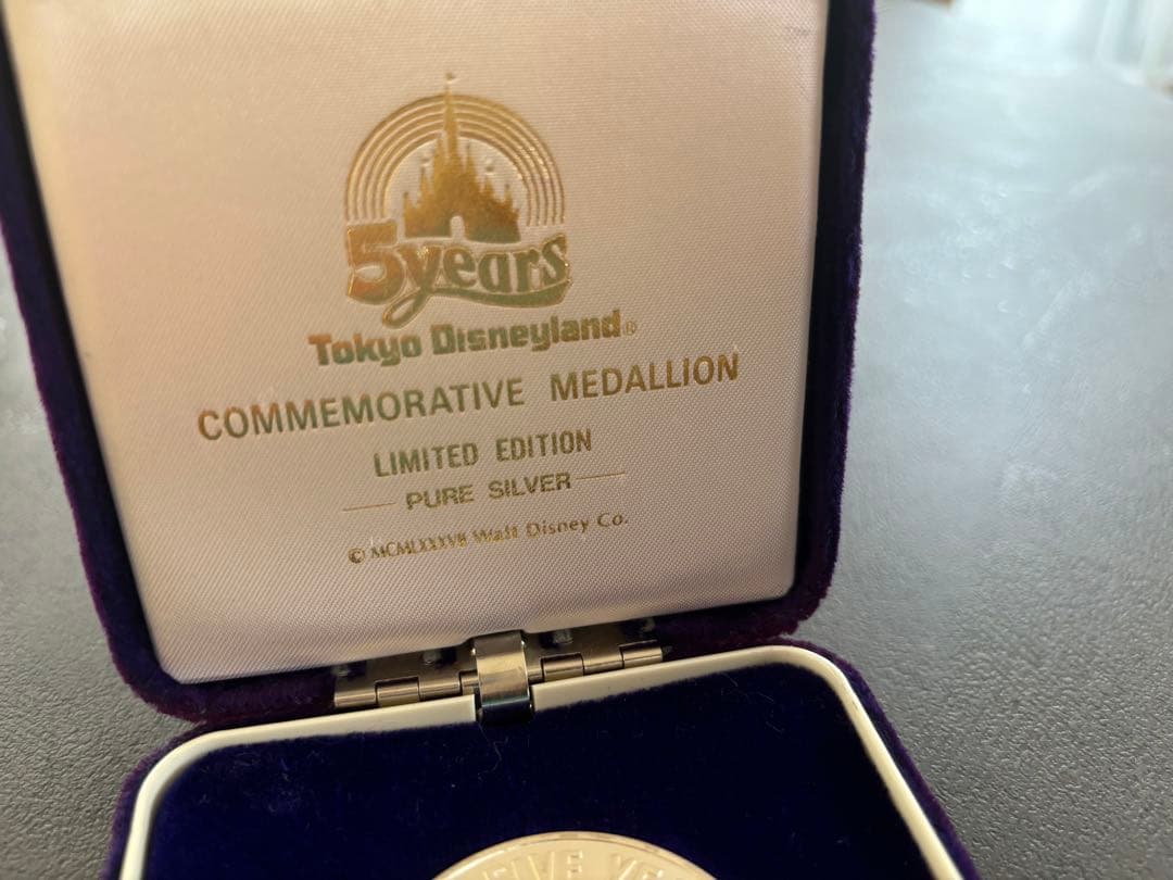 き*や様 【ケースあり】純銀製　東京ディズニーランド 開園5周年記念限定5,00