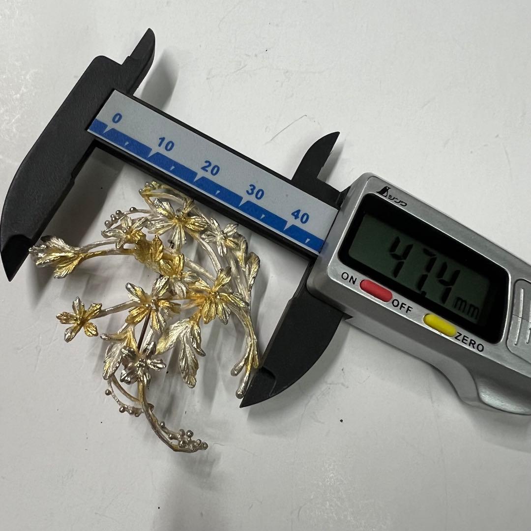 岩倉康二 シルバー silver ブローチ ペンダント 康二刻印