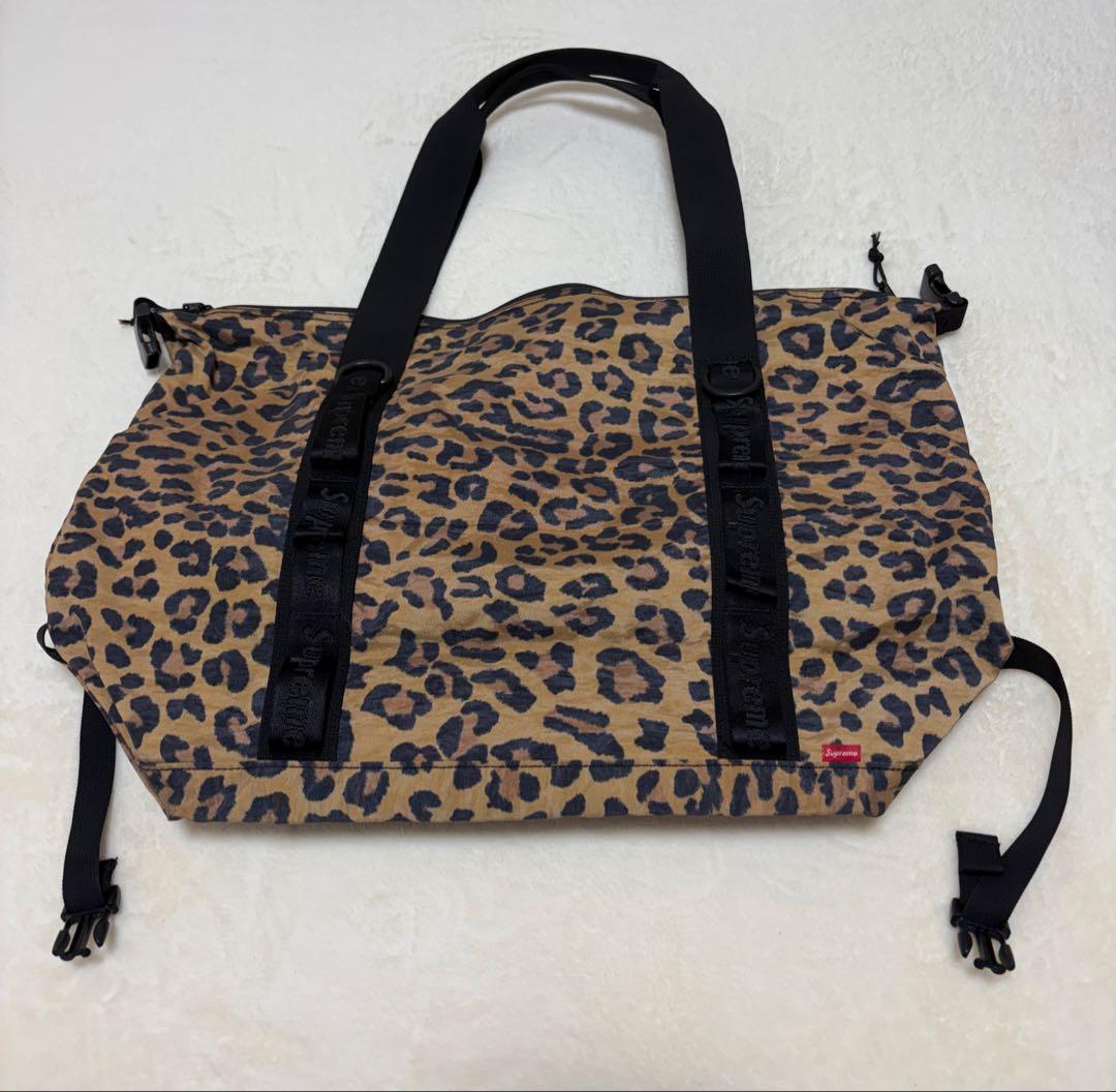 Supreme ヒョウ柄 トートバッグ