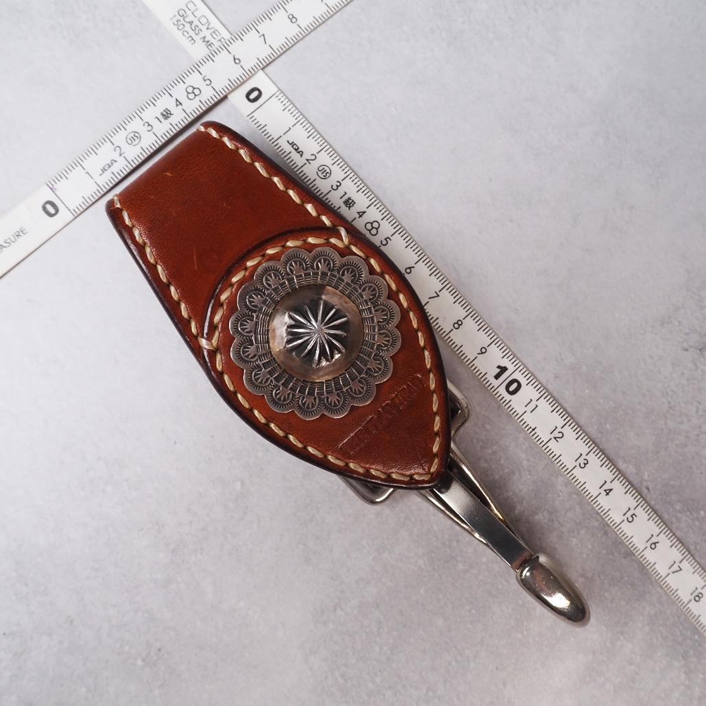 THE FLAT HEAD 925シルバー特大コンチョ ハンドメイドキーホルダー