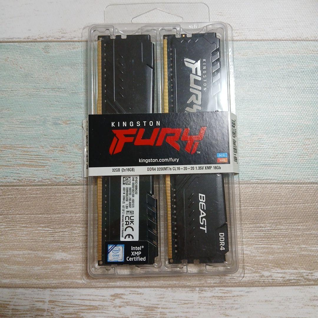 メモリー Kingston FURY Beast DDR4 32GB 3200MHz
