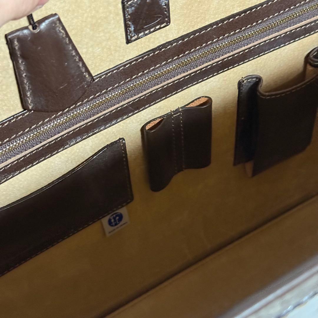 ⭐️未使用⭐️　土屋鞄　ダレスバッグ　ブライドルレザー　ブラウン　ハンドバッグ