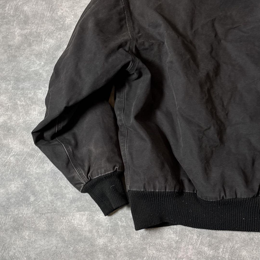 s*r様 Walls ワークジャケット L ブラック 裏ボア ダック地 フルジッ