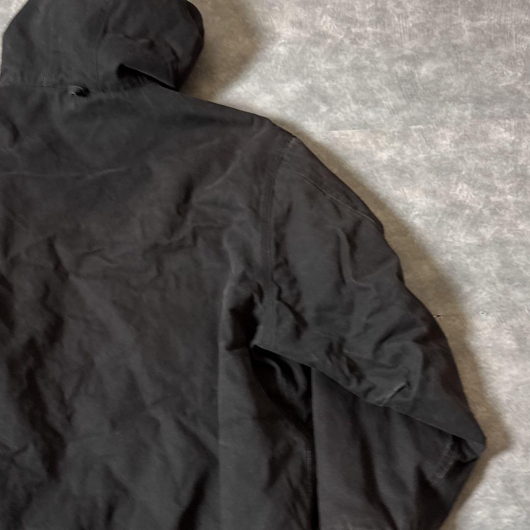 s*r様 Walls ワークジャケット L ブラック 裏ボア ダック地 フルジッ