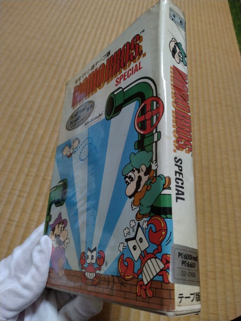 マリオブラザーズ スペシャル　PC-6001mkⅡ　ハドソン　任天堂　mk2