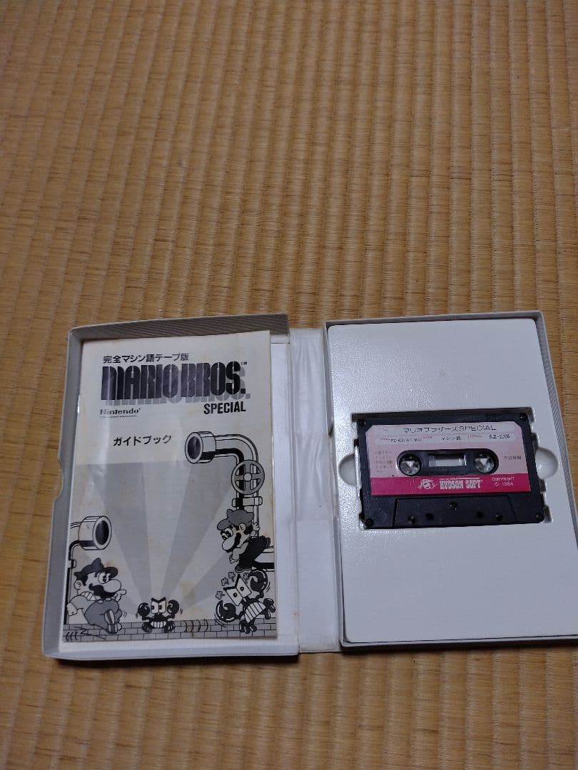 マリオブラザーズ スペシャル　PC-6001mkⅡ　ハドソン　任天堂　mk2