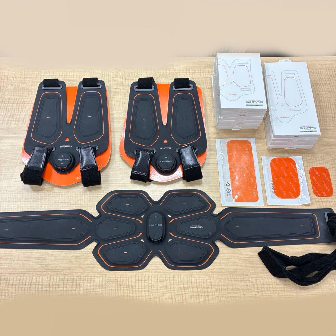 SIXPAD シックスパッド アブズベルト＋レッグベルト×2 固定ベルト ジェル