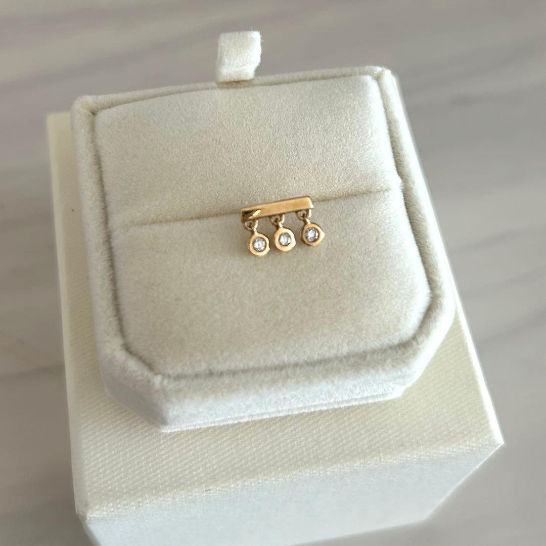 hirotaka ヒロタカ 3ダイヤモンドピアス