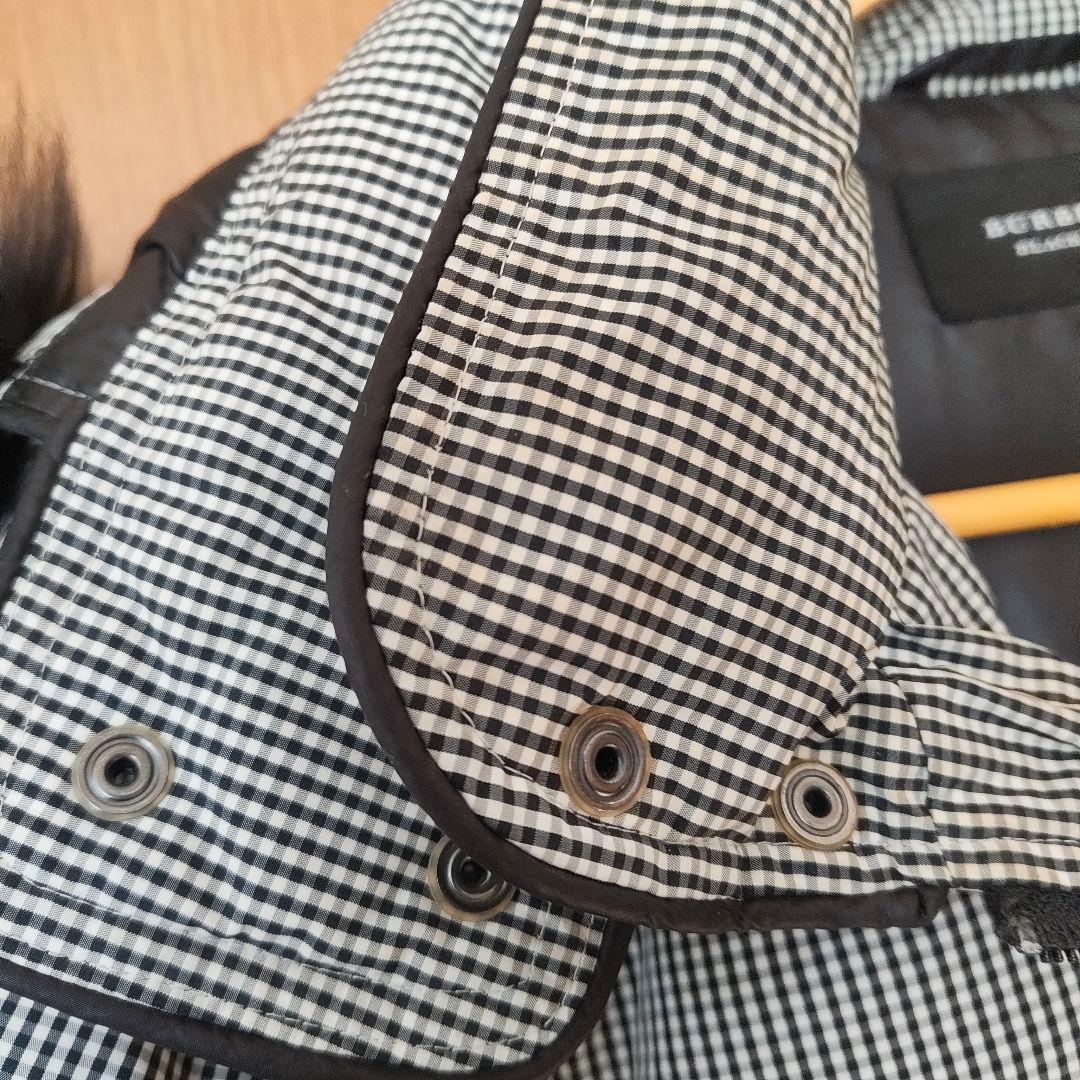 バーバリーブラックレーベル　ダウンジャケット/ベスト　フード着脱可 M