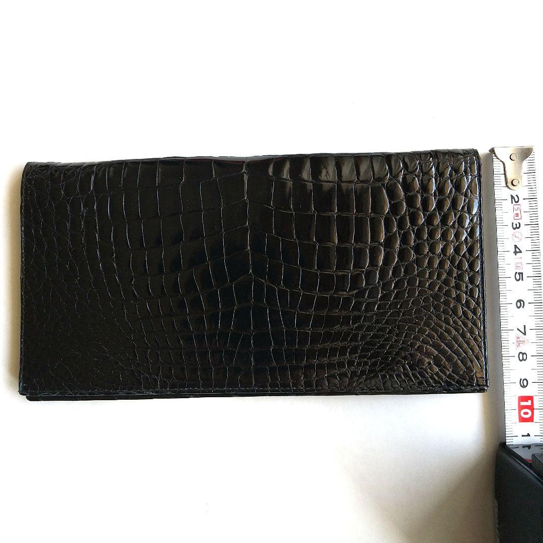 クロコダイル　ワニ皮　札入れ