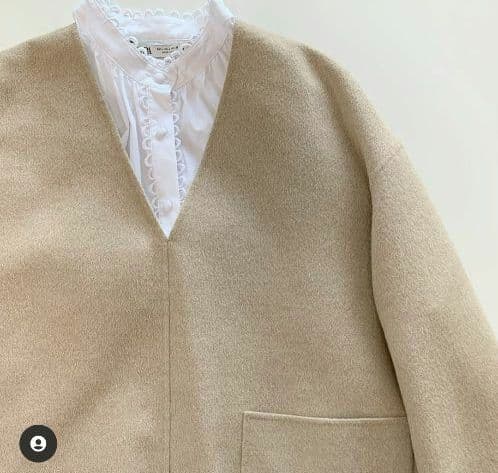 Drawer ケヌキVネックサイドポケットプルオーバー 36