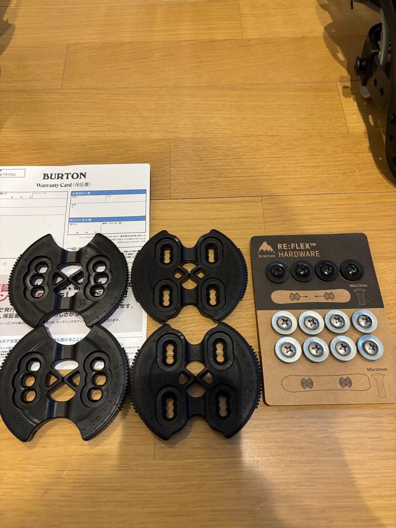 BURTON ビンディング CARTEL MサイズRe:flex 白