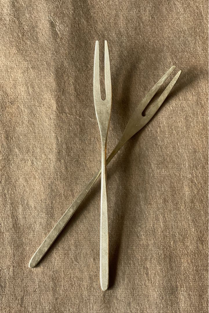 人気作家　坂野友紀　デザートフォーク　洋白　2本セット