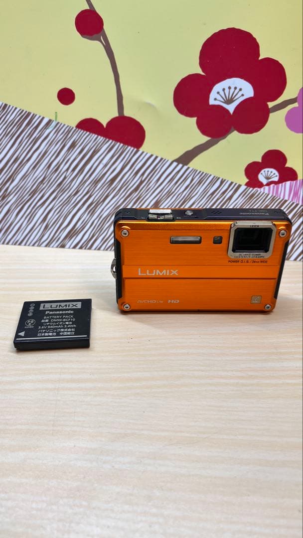 Panasonic LUMIX DMC-FT2 オレンジ 動作確認済み