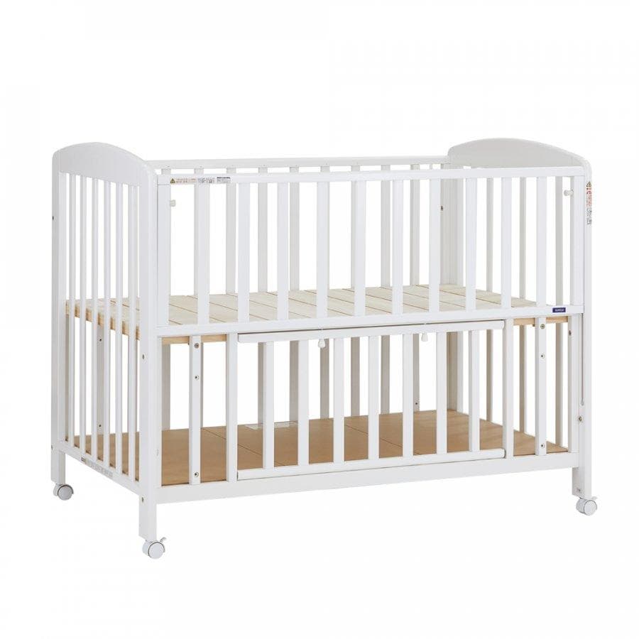 KATOJI　カトージ　ベビーベッド　レギュラーサイズ　70×120　白　収納付