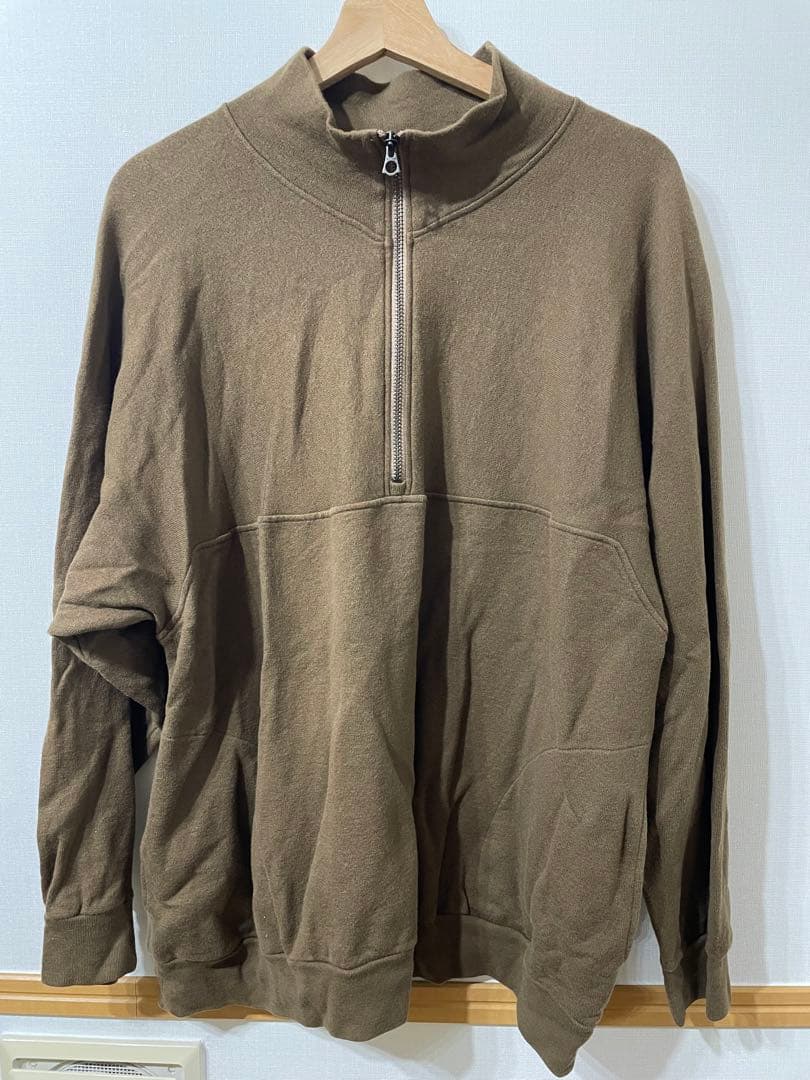 美品【購入時価格:33,000円】キャプテンサンシャイン　ハーフジップスエット