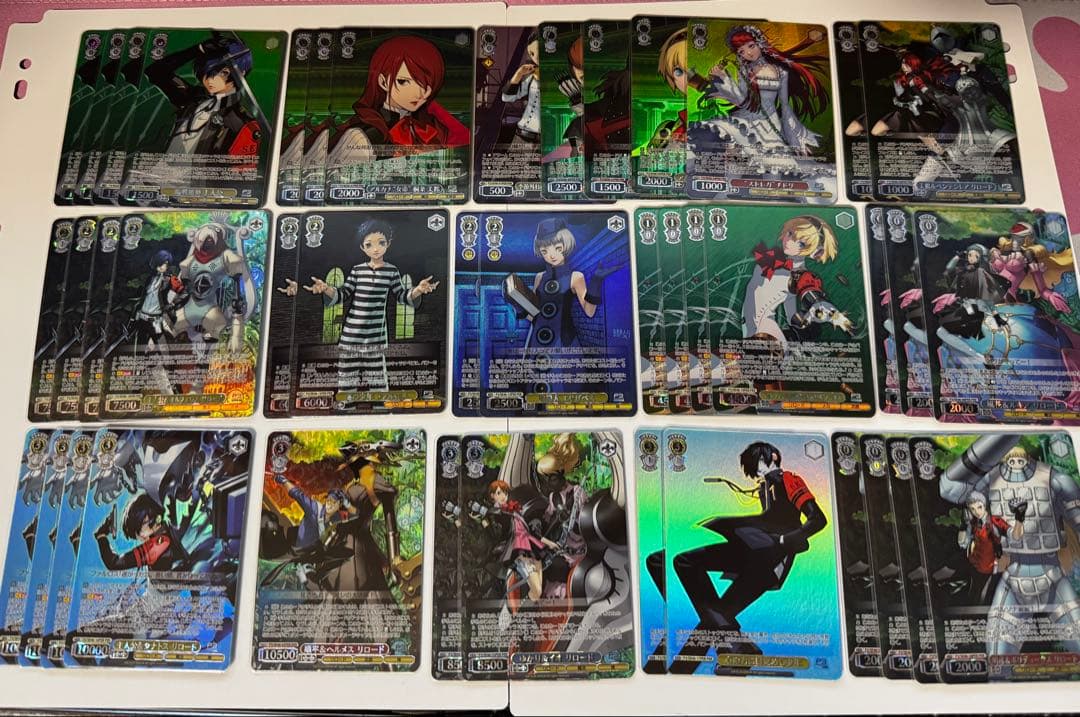 ヴァイスシュヴァルツ ペルソナ3Rフルホイルデッキ＋おまけ