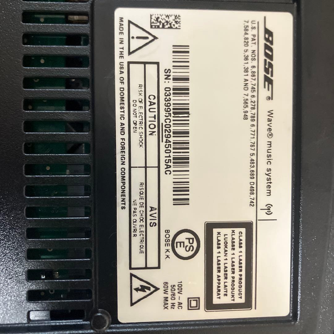 ラジオ・コンポ Bose Wave Music System iii