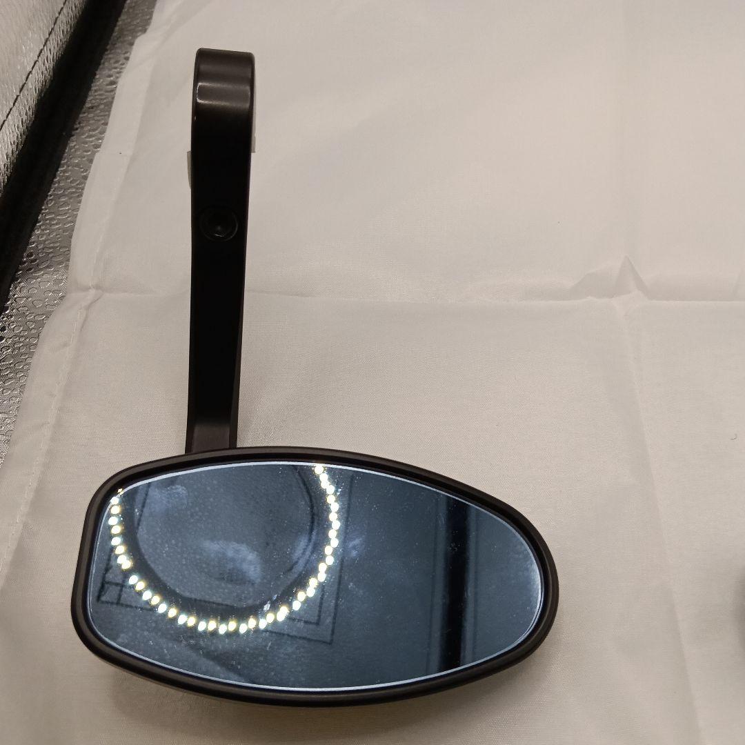 rizomaバイクミラー左右セット ブラック ボルト式