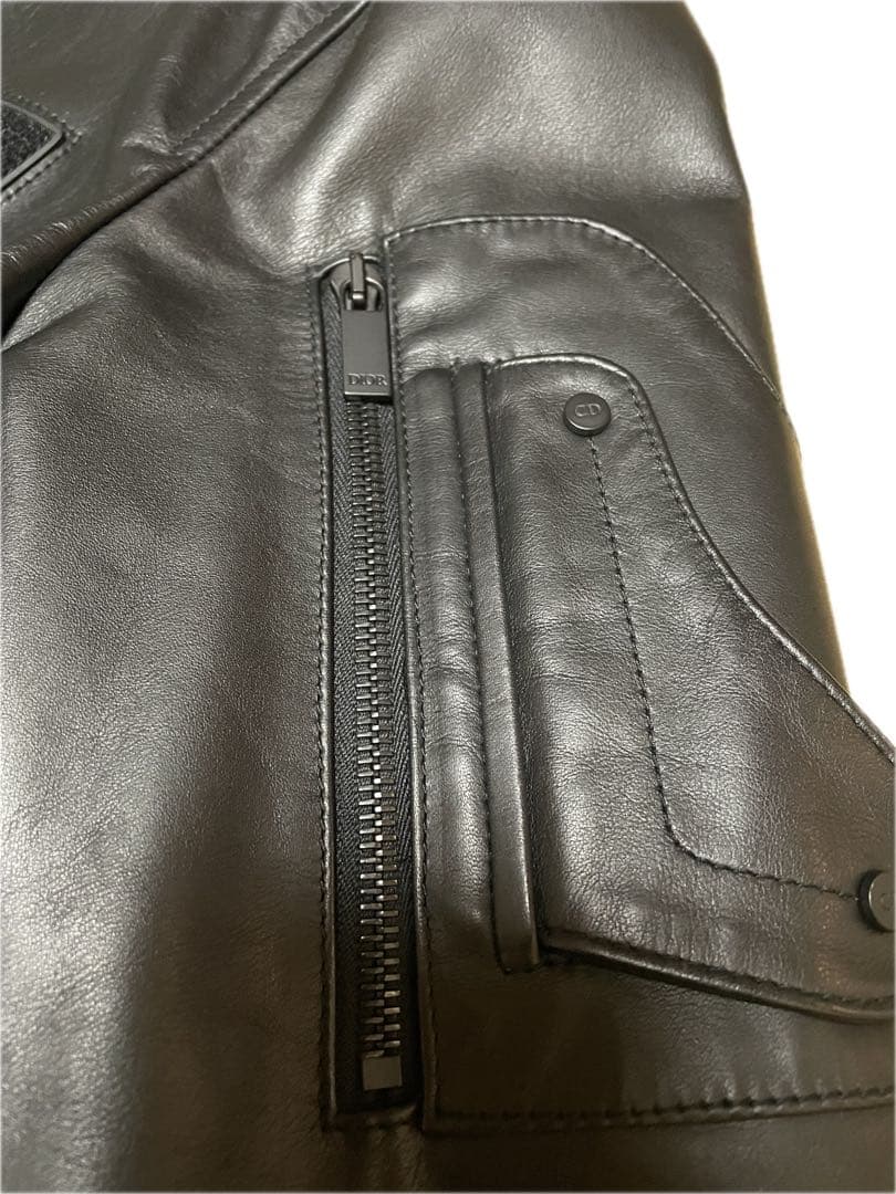 DIOR ディオール　レザージャケット　ブルゾン　21AW