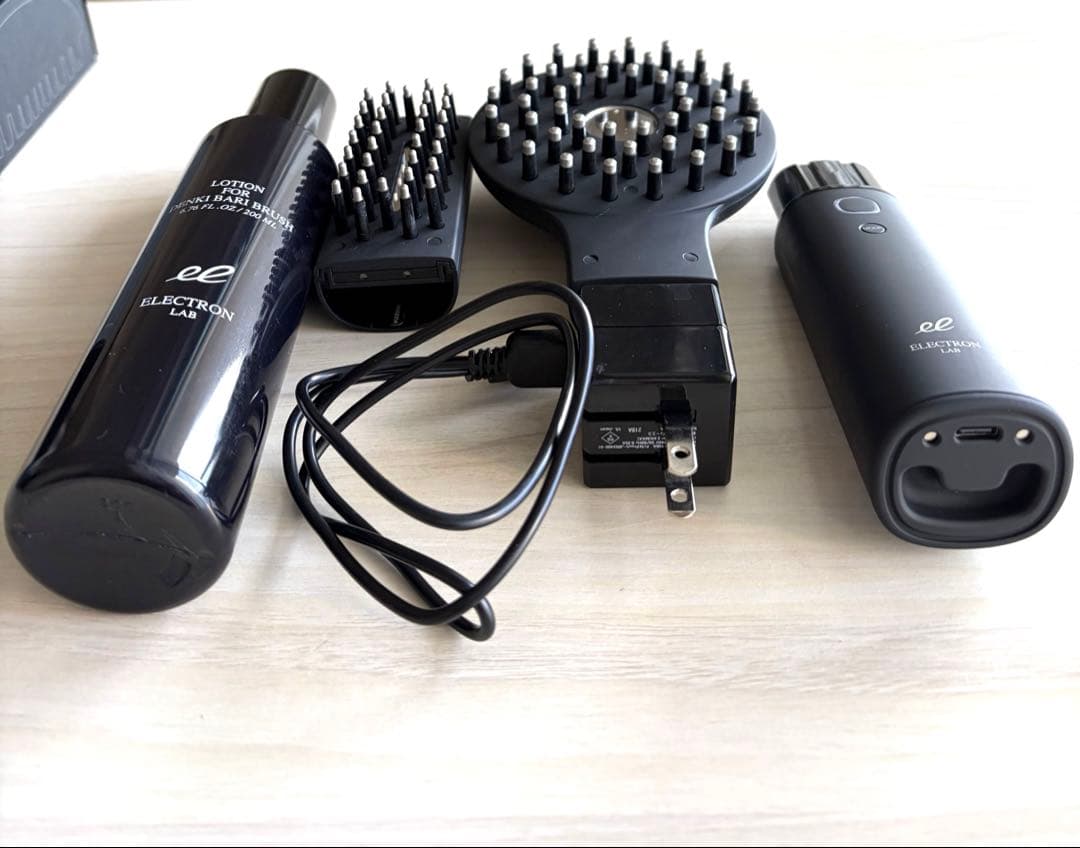 【正規品】デンキバリブラシ2.0 美顔器・美容器 ブラック　箱あり　稼働確認済