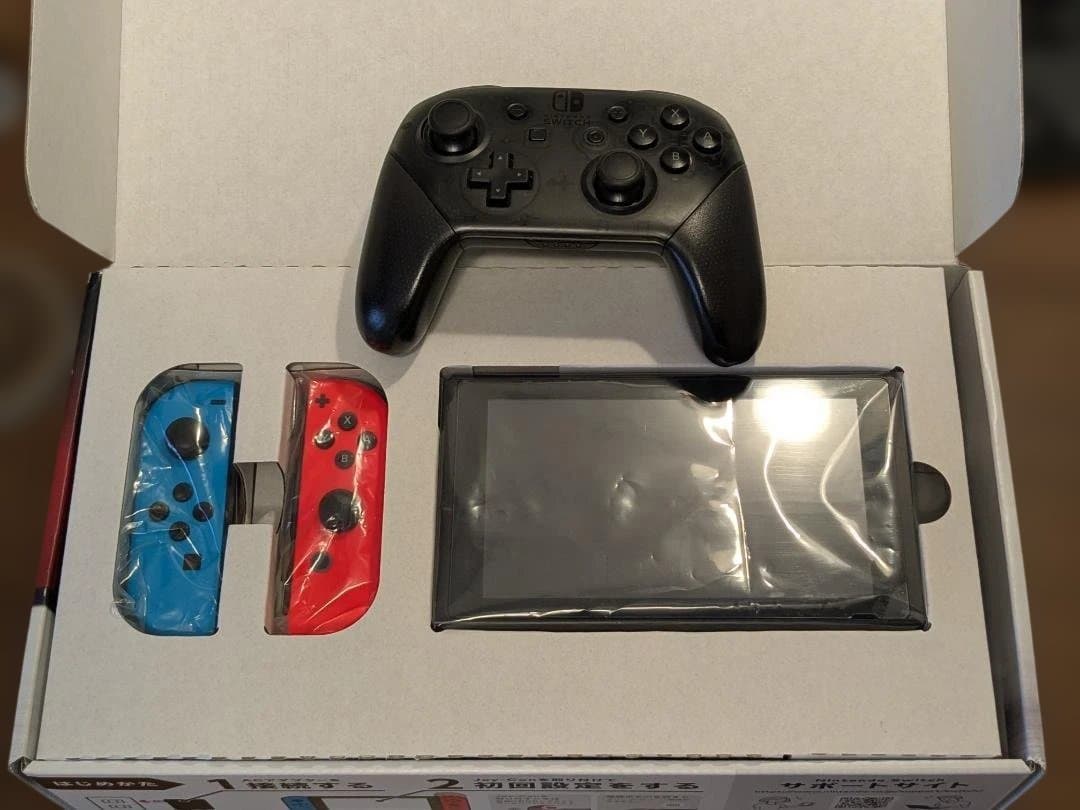 Nintendo Switch 本体 プロコン付き 初期化済み　動作確認済み