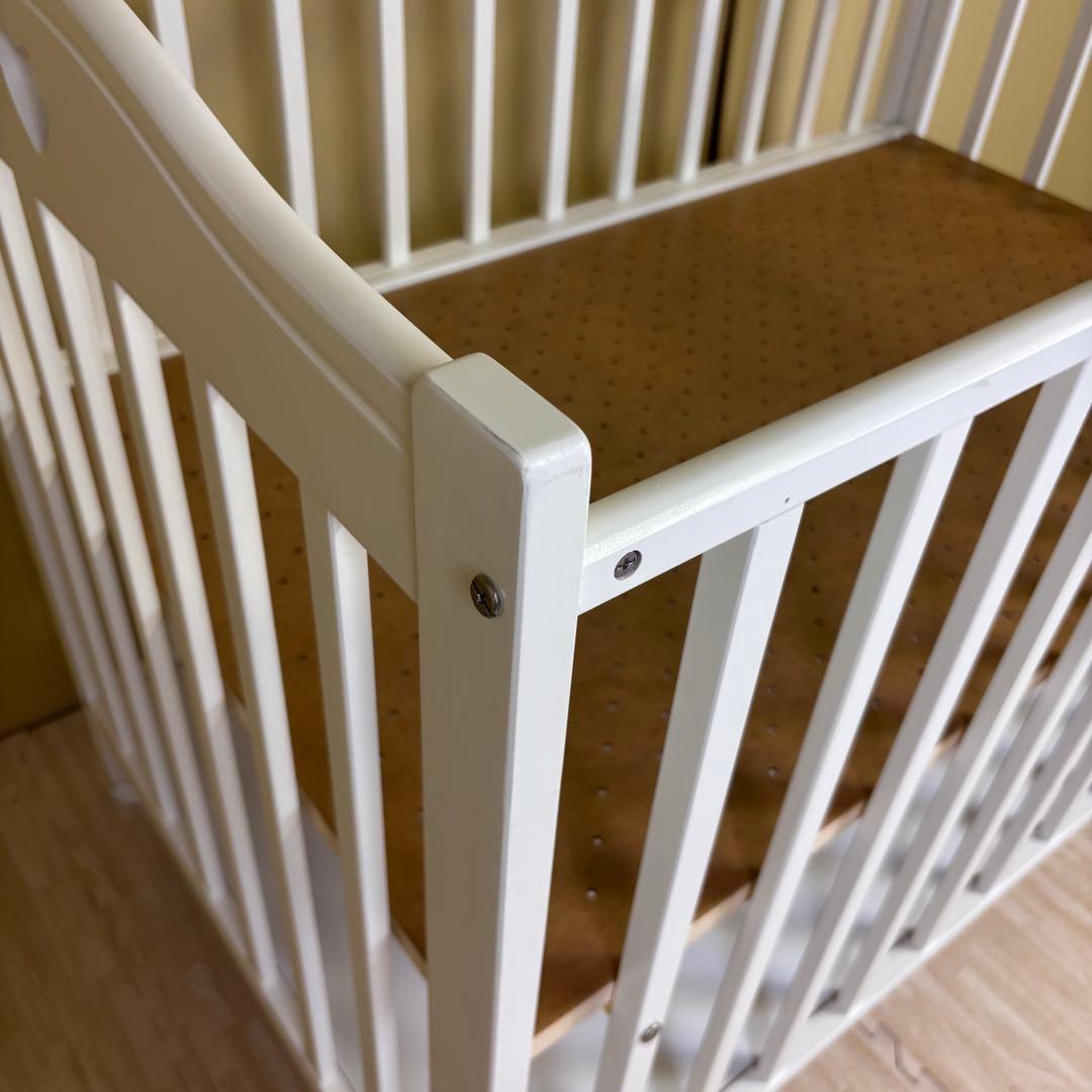 ☆除菌清掃済☆　♡ハートが可愛い♡　☆美品☆　スリーピー　プロヴァンス　ホワイト