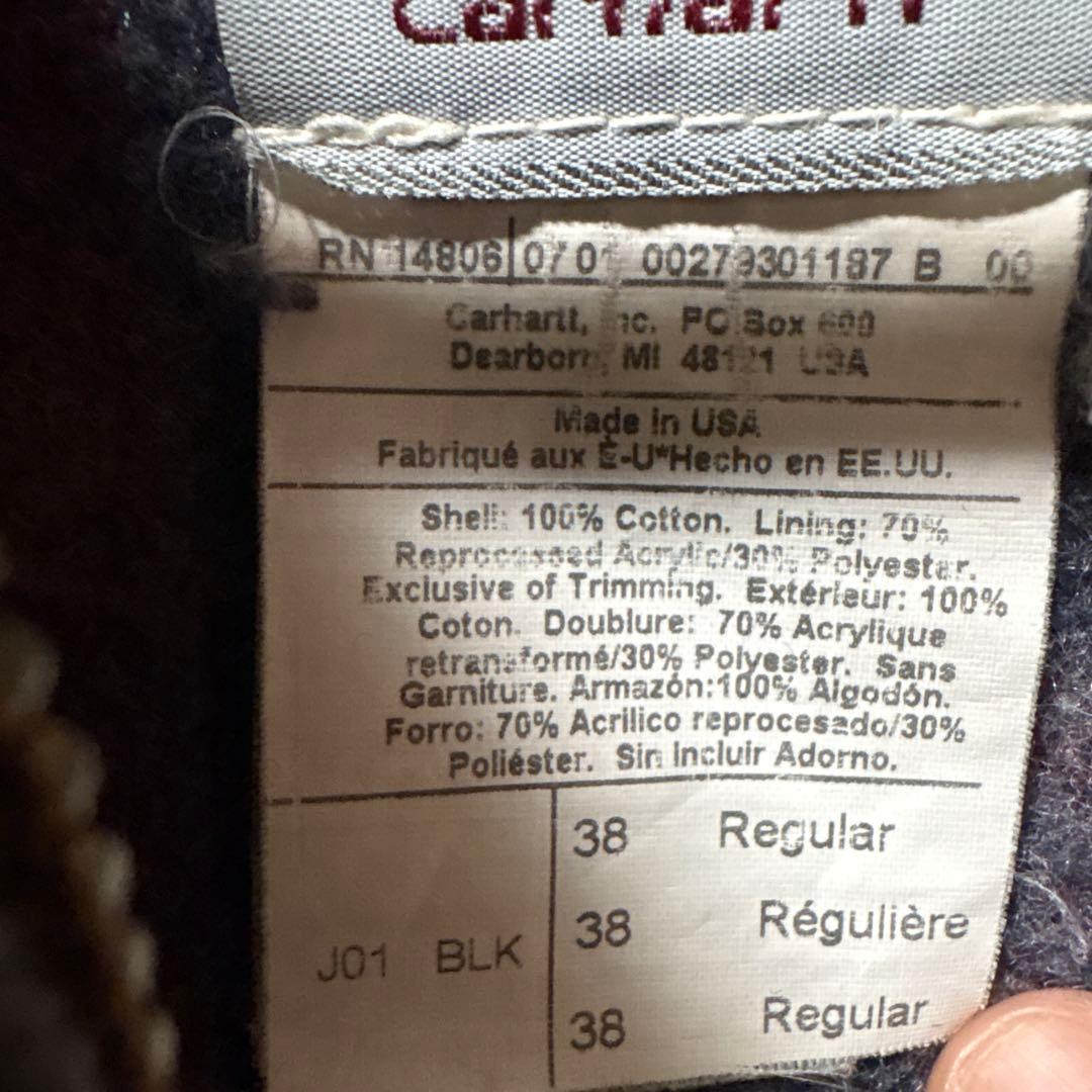 【希少】USA製 Carhartt フェード　デトロイトジャケット サイズ 38