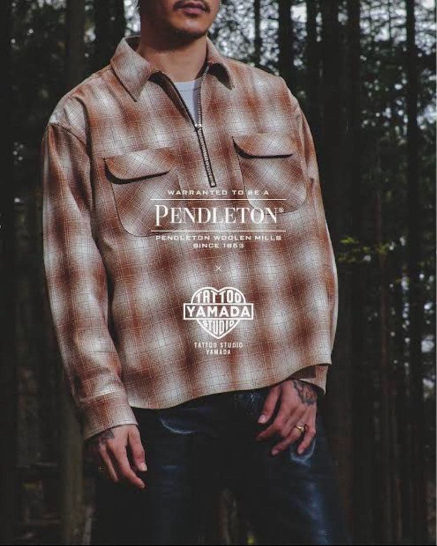 tattoostudioyamada PENDLETON オンブレチェックシャツ