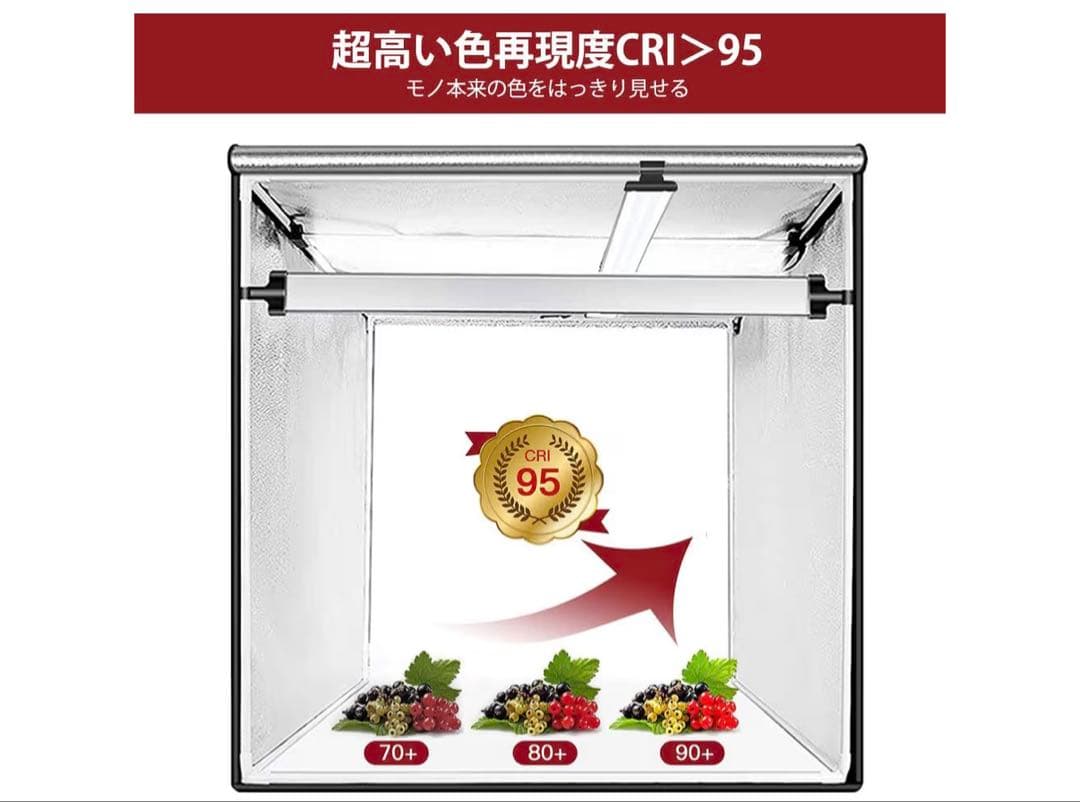 撮影キット SAMTIAN 83cm 大型 撮影ボックス 背景 シート
